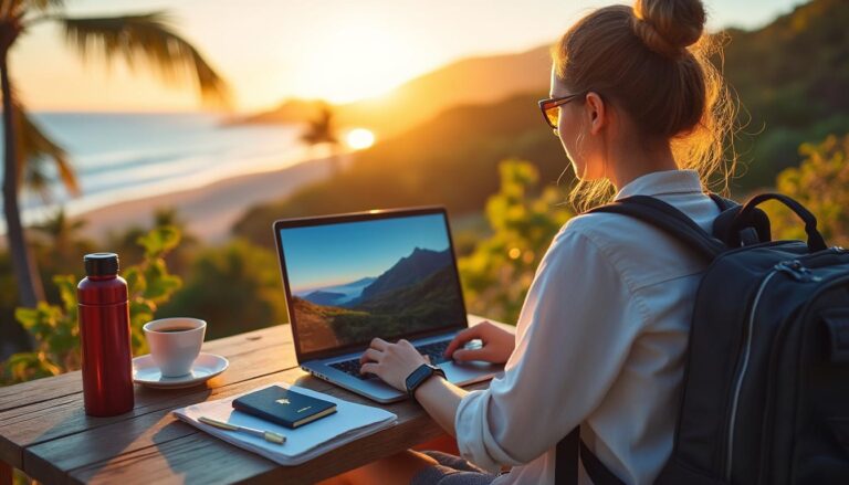 découvrez comment devenir nomade digital et travailler efficacement en voyage avec notre guide complet et pratique.