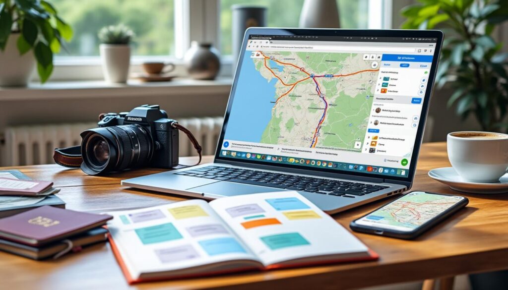 organisez et retrouvez facilement tous vos souvenirs de voyage grâce à un carnet numérique combinant notion et google maps. votre aventure toujours à portée de main.