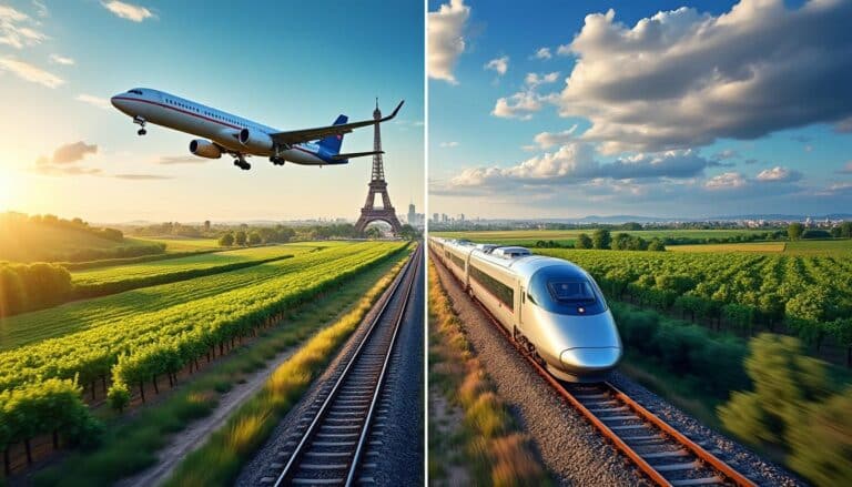 comparez l'impact environnemental et financier de vos trajets entre paris et londres en train ou en avion. découvrez quel mode de transport est le plus écologique et économique grâce à notre calculateur.