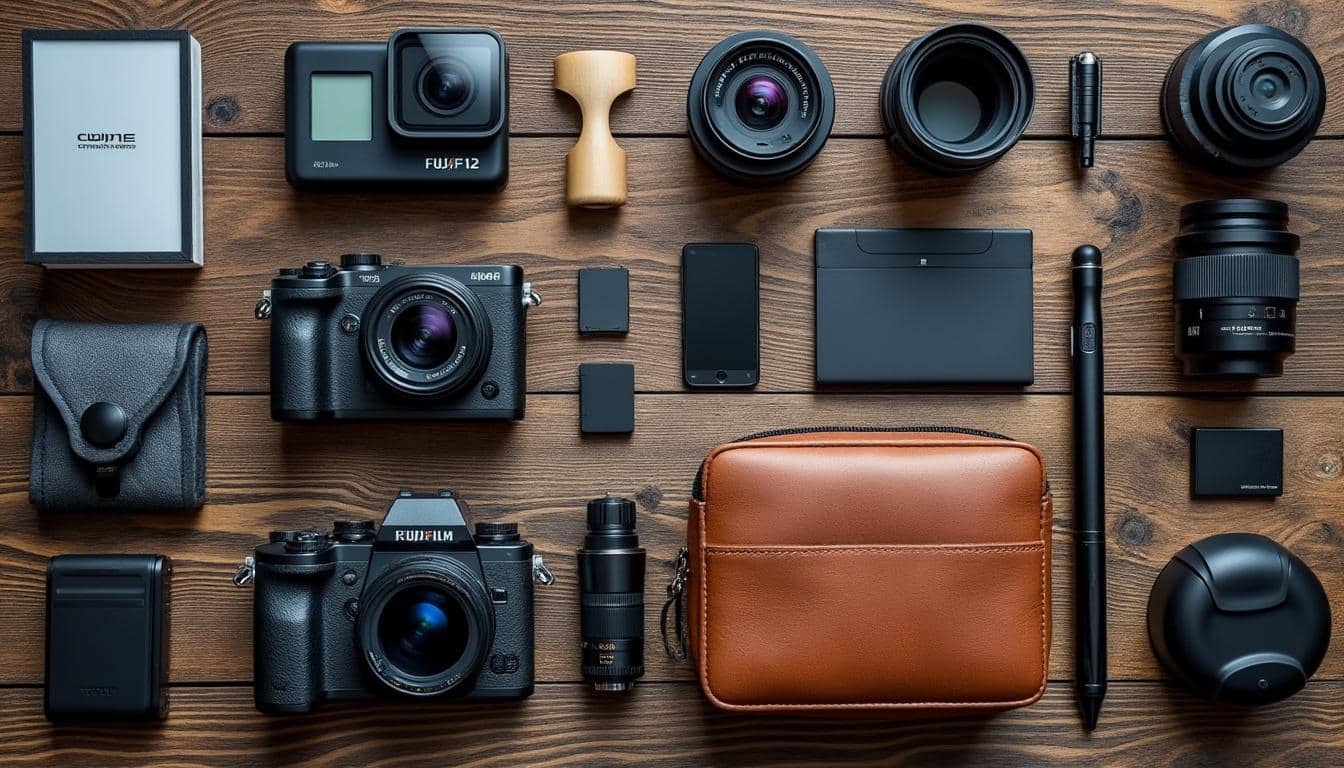 découvrez notre kit voyage photo comprenant une gopro, un fujifilm x et tous les accessoires indispensables pour capturer vos aventures en haute qualité.