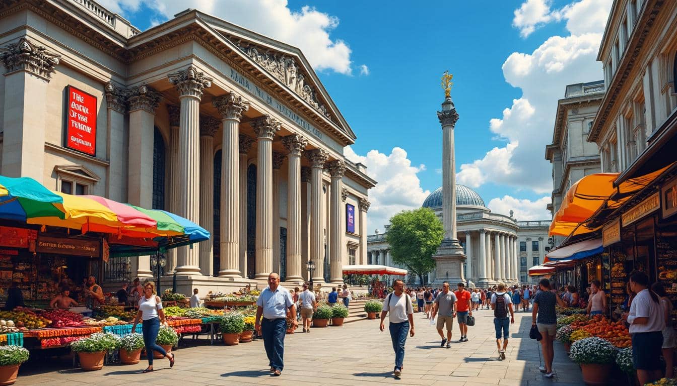 découvrez londres à travers une immersion totale : visitez le british museum, explorez ses marchés animés et profitez de l'ambiance authentique des pubs traditionnels.