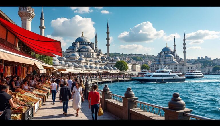 découvrez istanbul à travers un récit vivant : explorez le grand bazar, admirez ses mosquées emblématiques et naviguez sur le bosphore pour une expérience inoubliable.