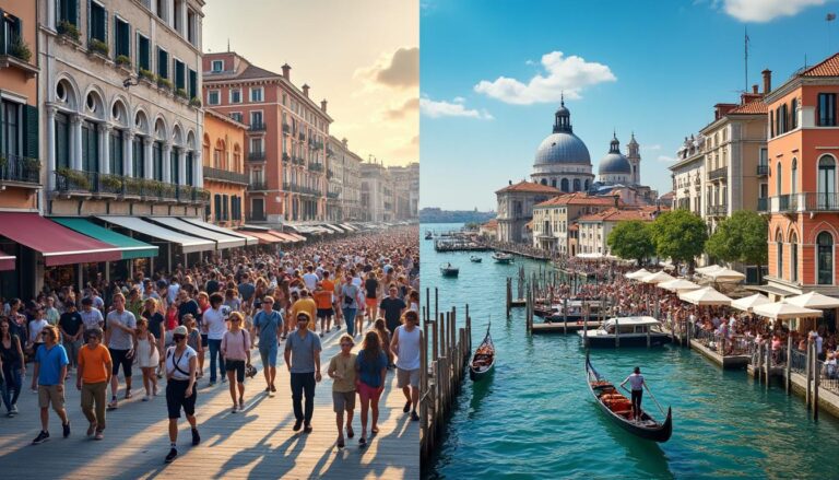 découvrez les enjeux de l'overtourisme à venise et barcelone, ainsi que des solutions et alternatives pour un tourisme durable et respectueux des villes.