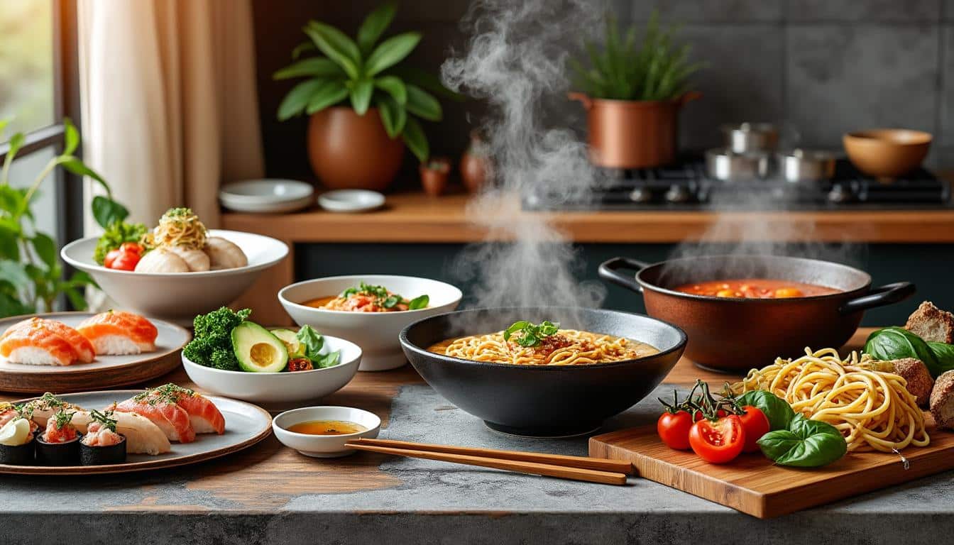 découvrez comment prolonger votre voyage à travers la cuisine du monde avec des inspirations venues de tokyo et rome, alliant saveurs authentiques et astuces culinaires.