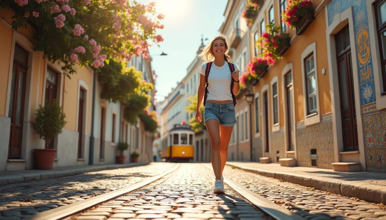 découvrez lisbonne à travers une marche de 20 000 pas qui éveille les sens et maintient une humeur au beau fixe, pour un voyage alliant découverte et bien-être.