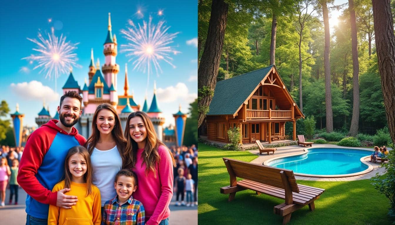 comparez les coûts d'un voyage en famille entre disneyland paris et center parcs pour choisir la destination idéale selon votre budget.